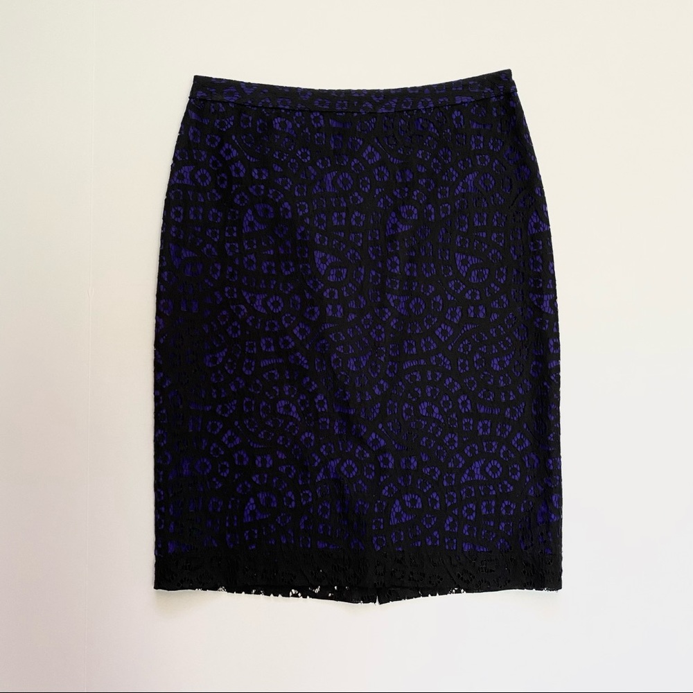 Banana Republic Factory Black Lace Pencil Skirt: size 2